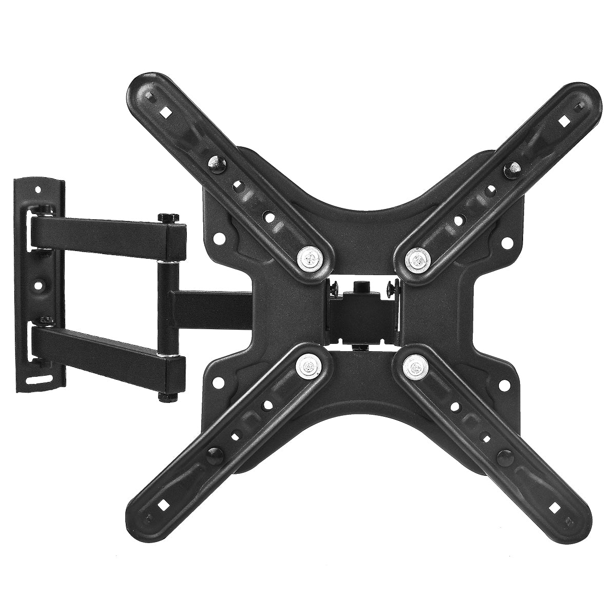 CIICII Full Motion TV Monitor Wall Mount Bracket Articulating Arms Swivels Tilts Extension Rotation for Most 26-60 Inch LED LCD Flat Curved Screen TVs & Monitors